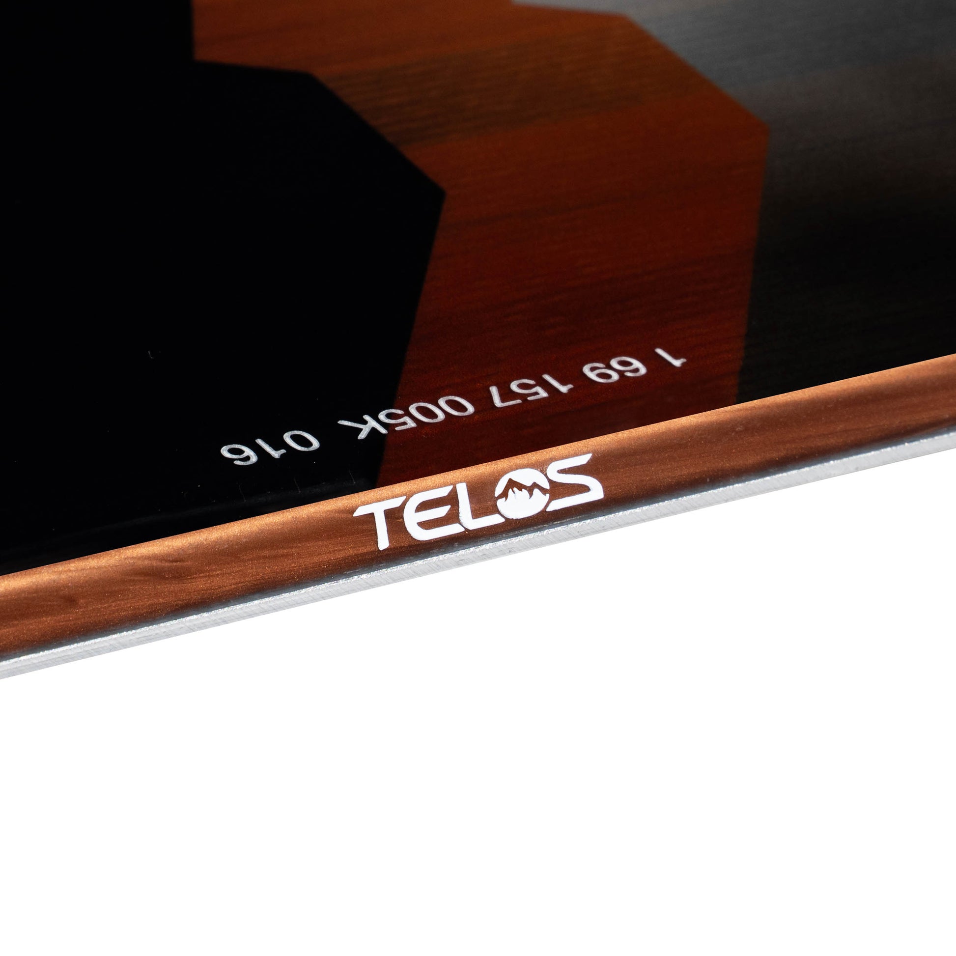 copper flecked pu sidewall on a telos DST snowboard