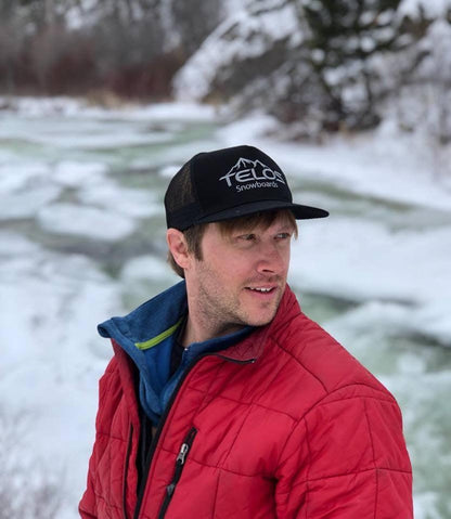 Telos Team Trucker Hat Black - Telos Snowboards