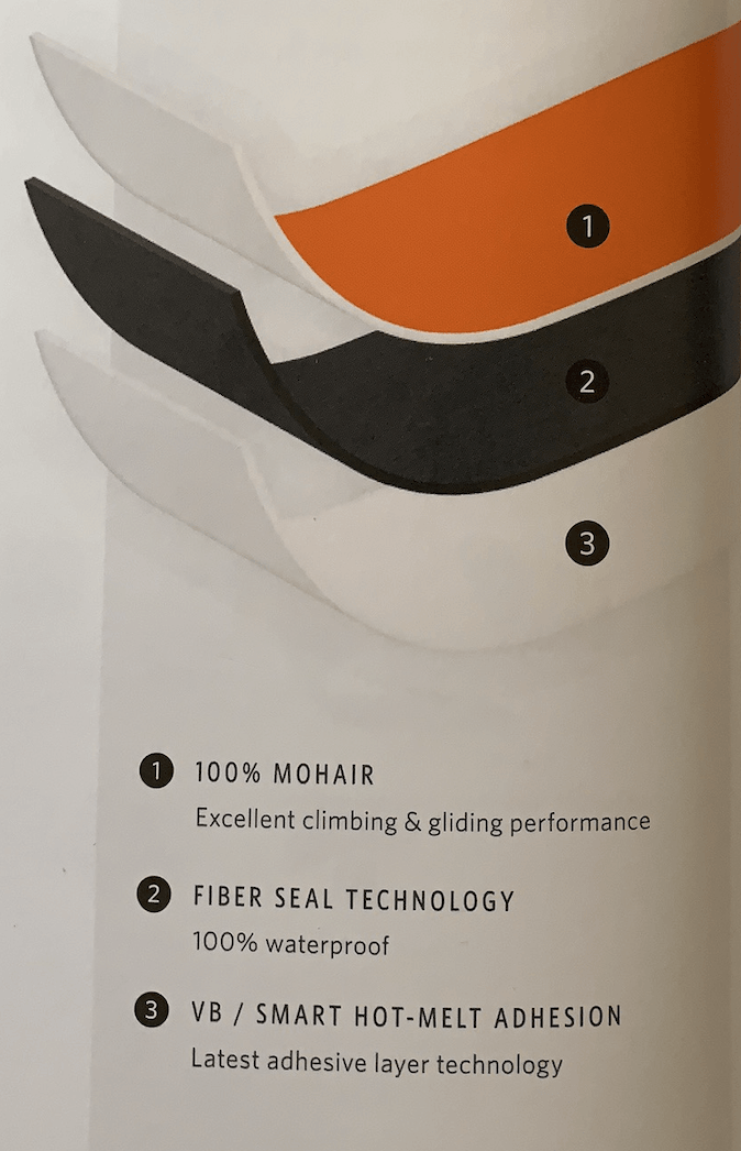 Telos Universal Alpinist 100% Mohair Splitboard Skins by Kohla - Telos Snowboards