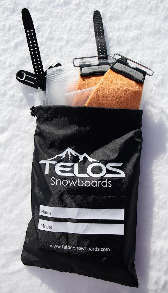 Telos Custom Fit Alpinist 100% Mohair Splitboard Skins by Kohla - Telos Snowboards