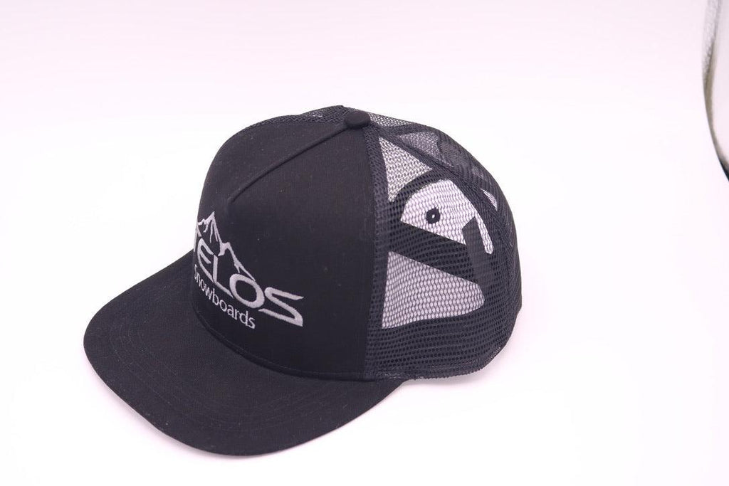 Telos Team Trucker Hat Black - Telos Snowboards