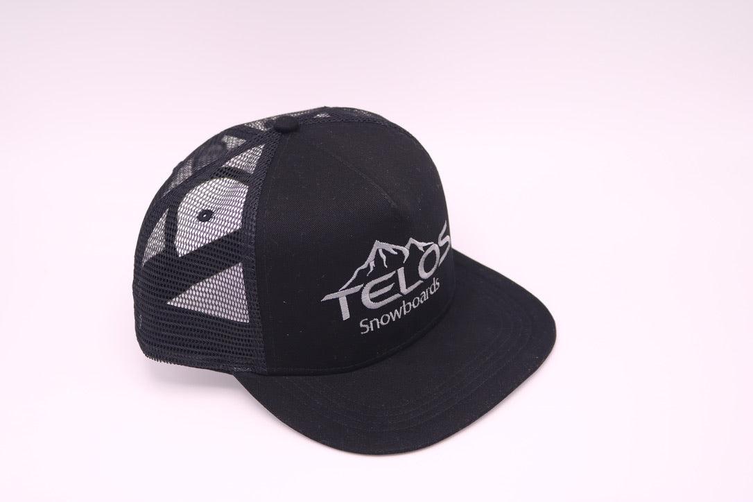 Telos Team Trucker Hat Black - Telos Snowboards