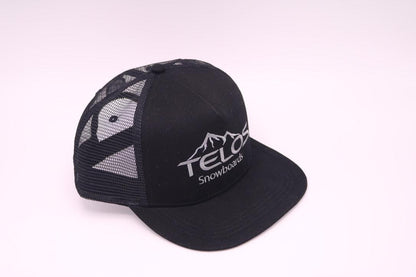 Telos Team Trucker Hat Black - Telos Snowboards