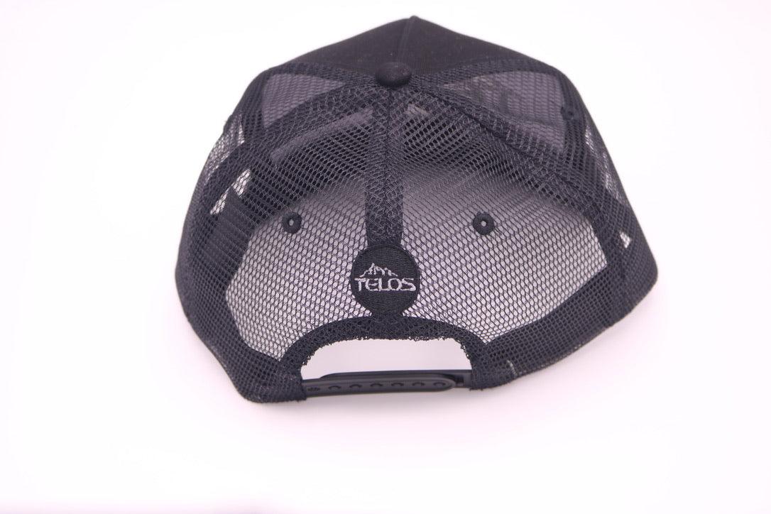 Telos Team Trucker Hat Black - Telos Snowboards